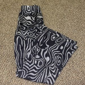 Stretchy flare trippy pants